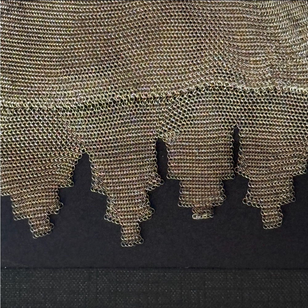 Vintage 925 Sterling Silver Mesh Fringe Evening Purse - Picture 3 of 13
